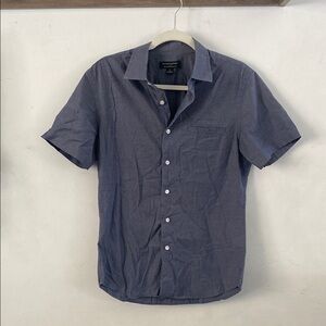Banana Republic Blue Tailored Casual Shirt